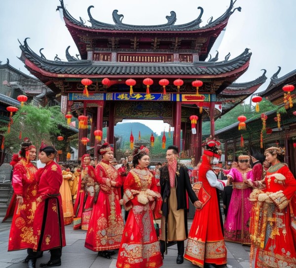 鄱县柘港乡，别具一格的传承婚庆盛宴